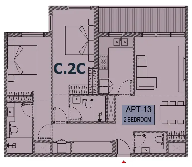 Alef Group Olfah floor plan