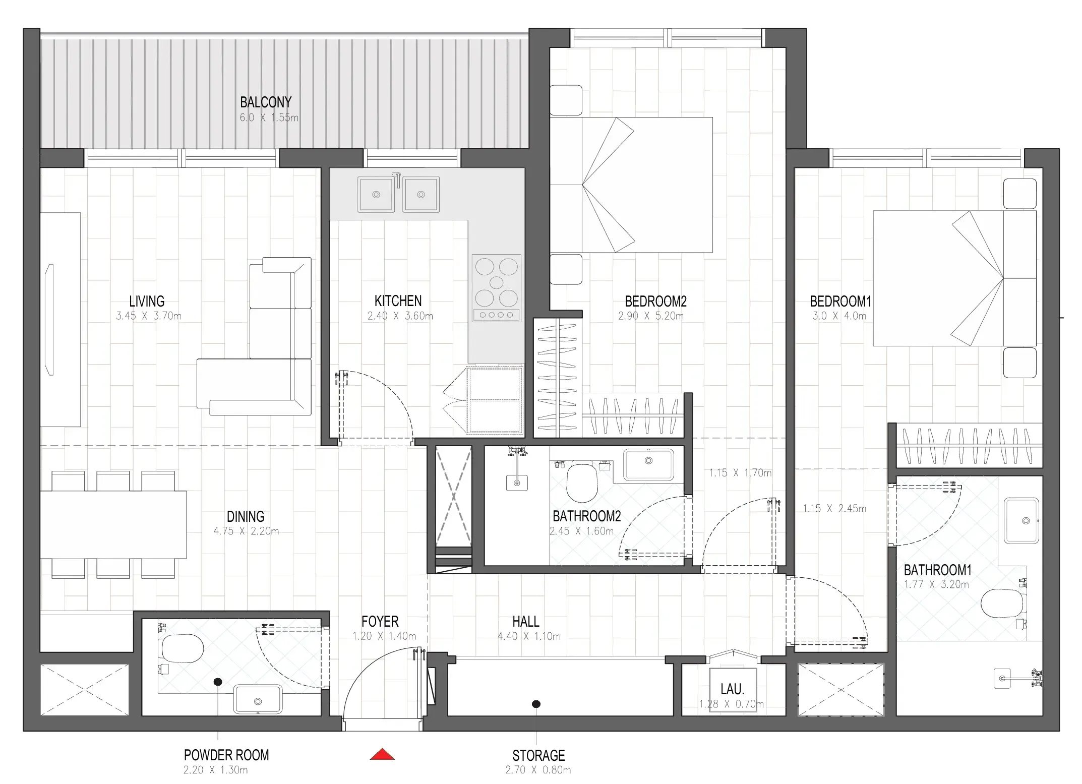 Alef Group Olfah floor plan