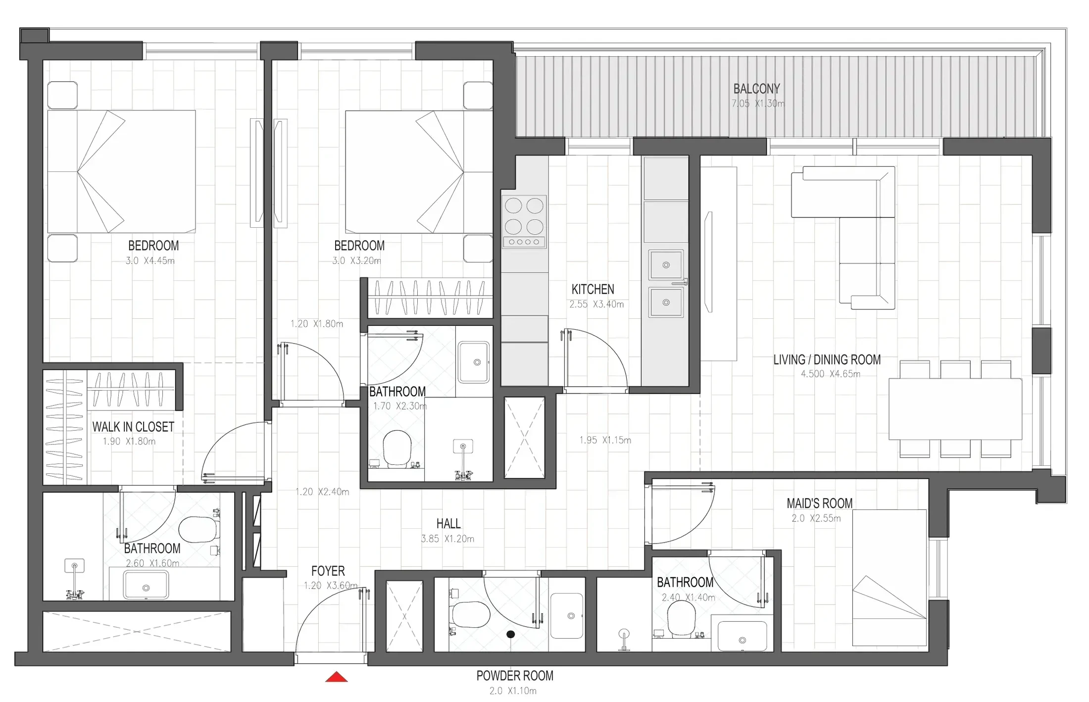 Alef Group Olfah floor plan