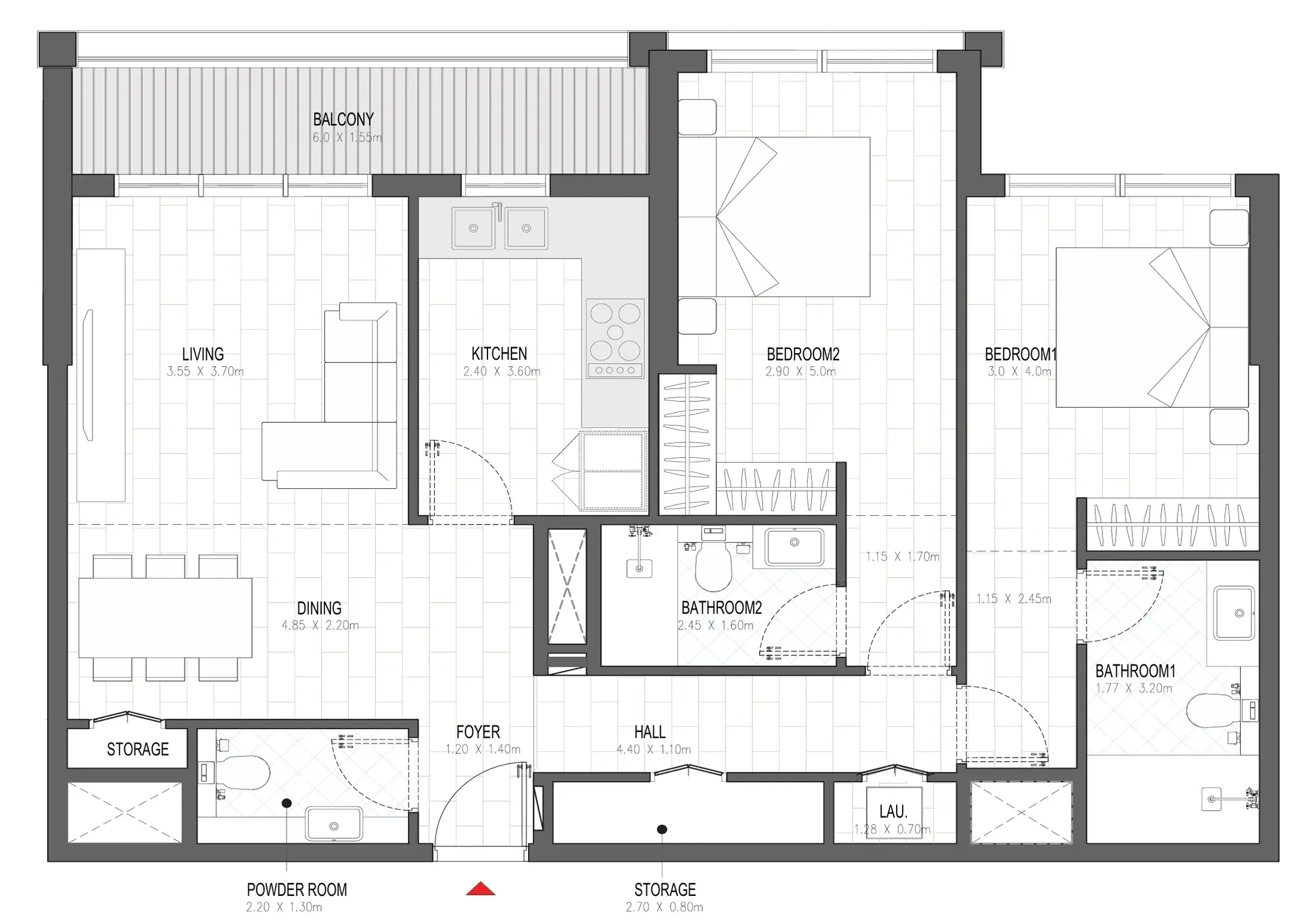 Alef Group Olfah floor plan