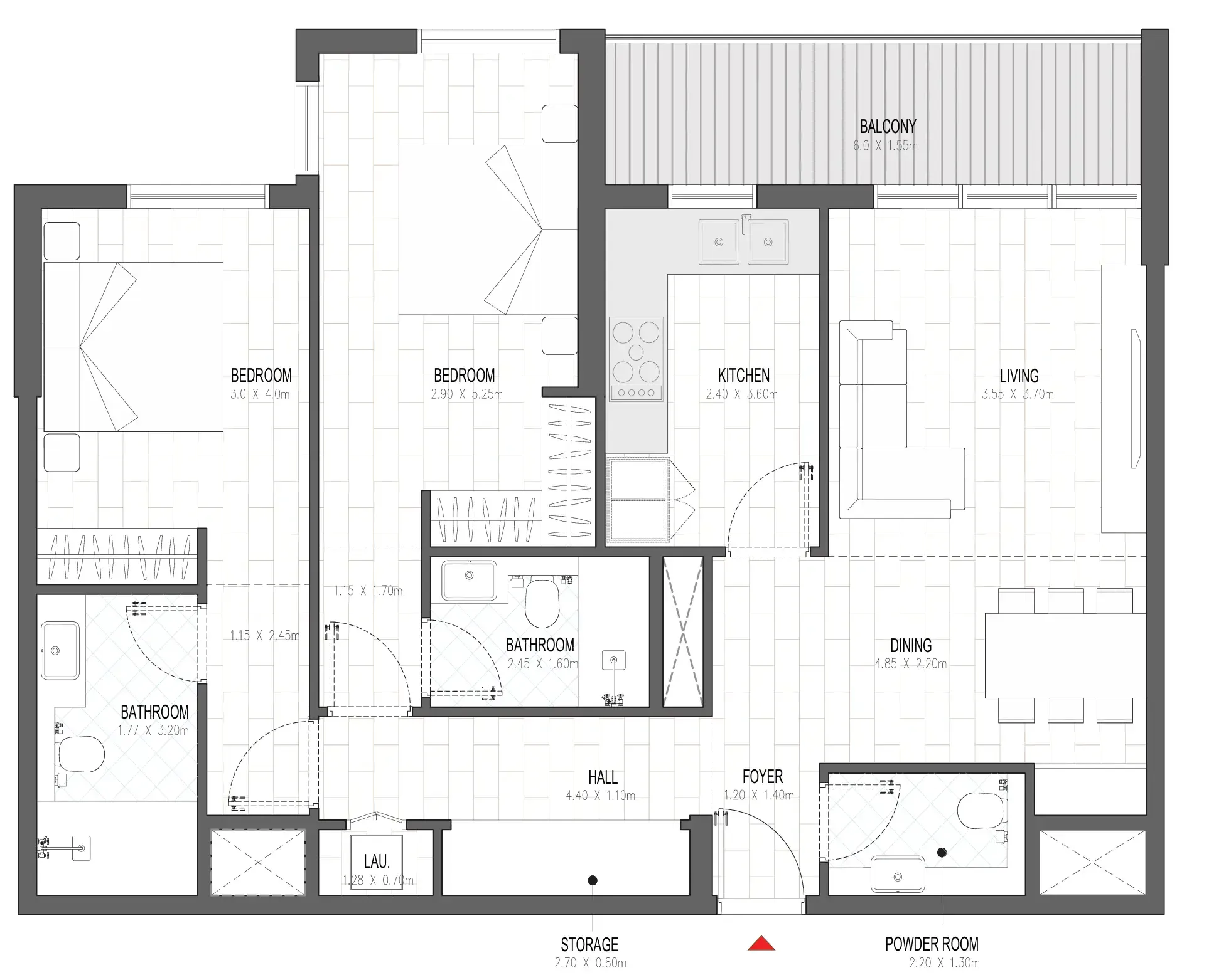 Alef Group Olfah floor plan