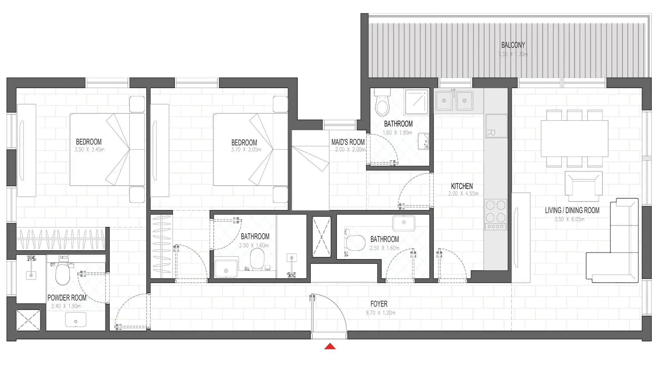 Alef Group Olfah floor plan
