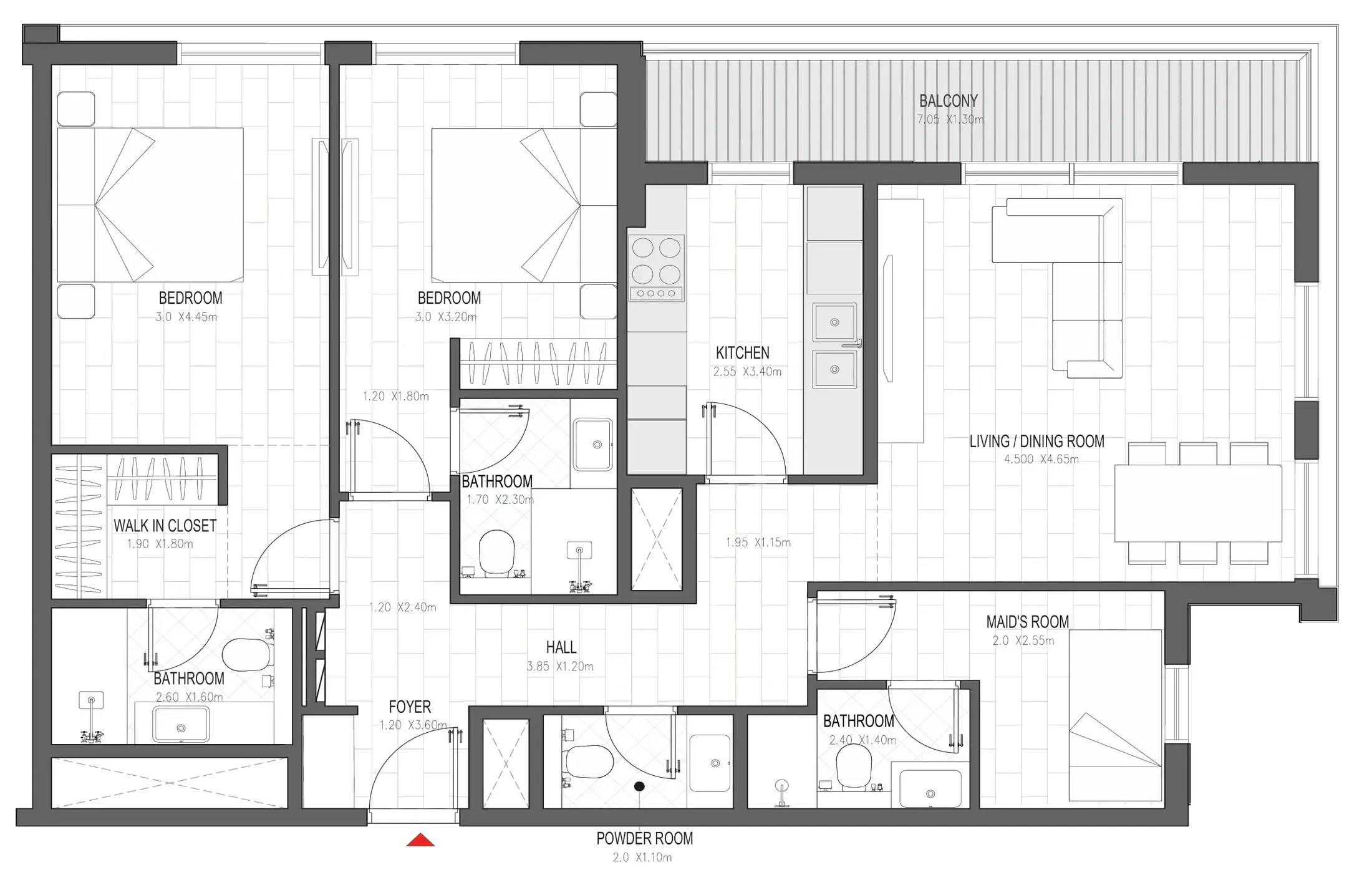 Alef Group Olfah floor plan