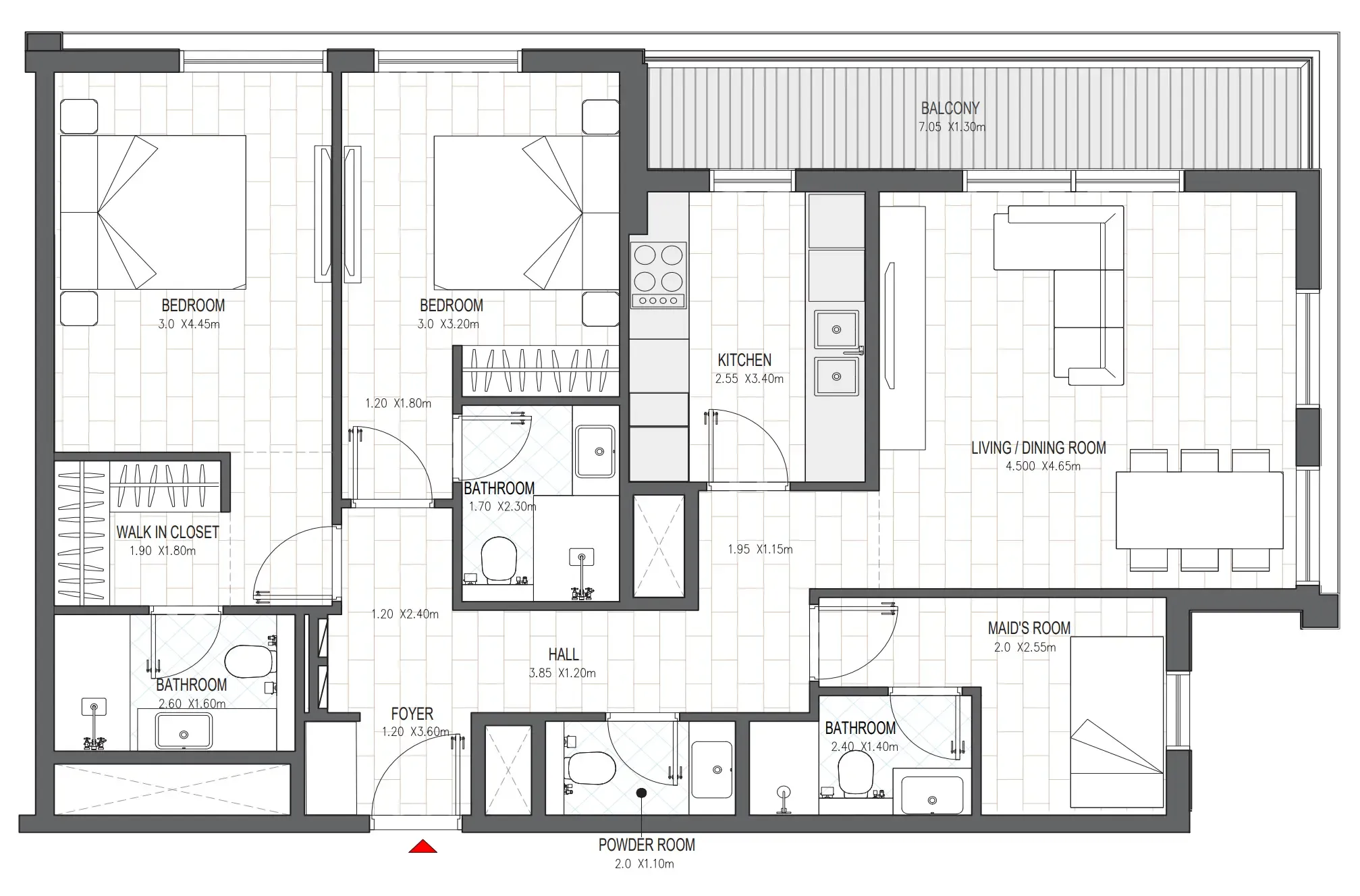 Alef Group Olfah floor plan