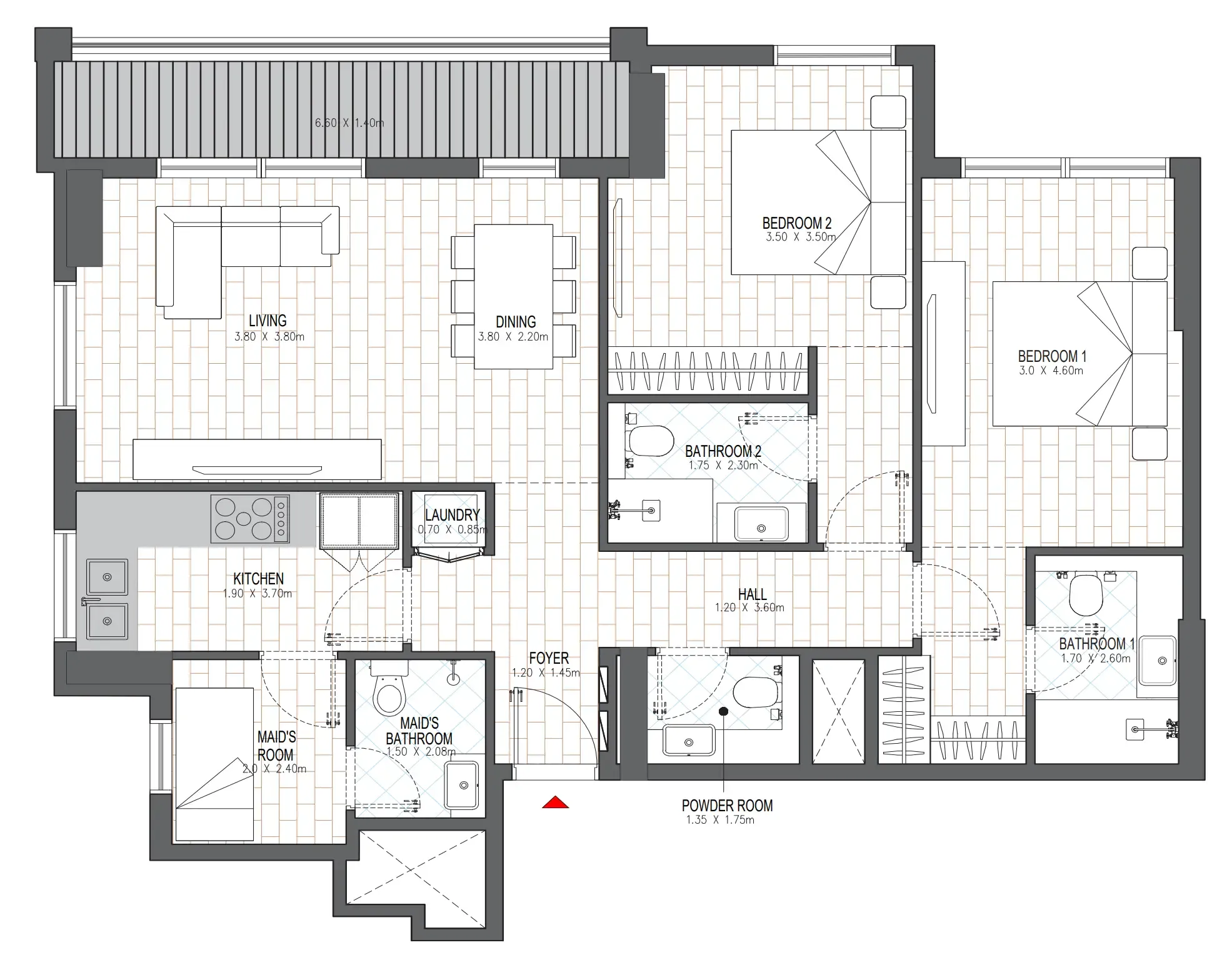 Alef Group Olfah floor plan