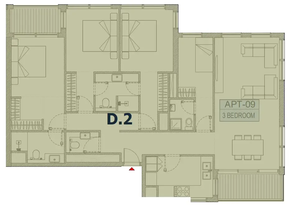 Alef Group Olfah floor plan