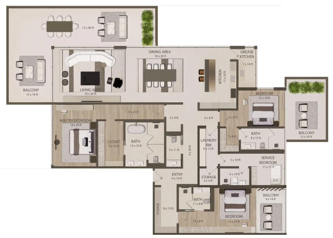 Innovate Living Omoria Private Residences floor plan