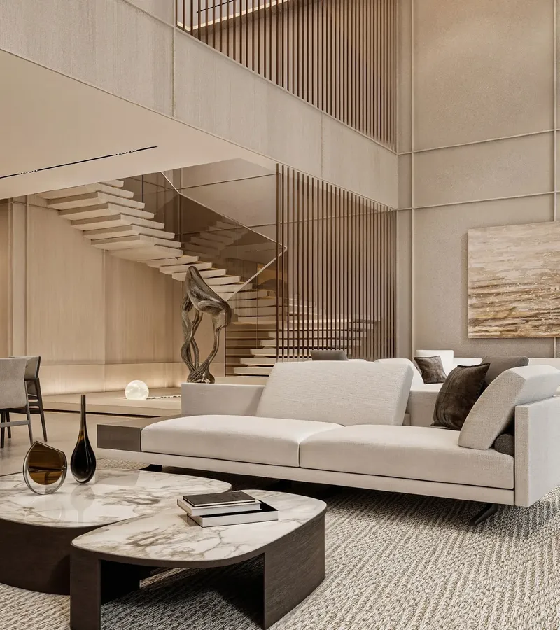 Interior at Omoria Private Residences in Dubai Islands Dubai