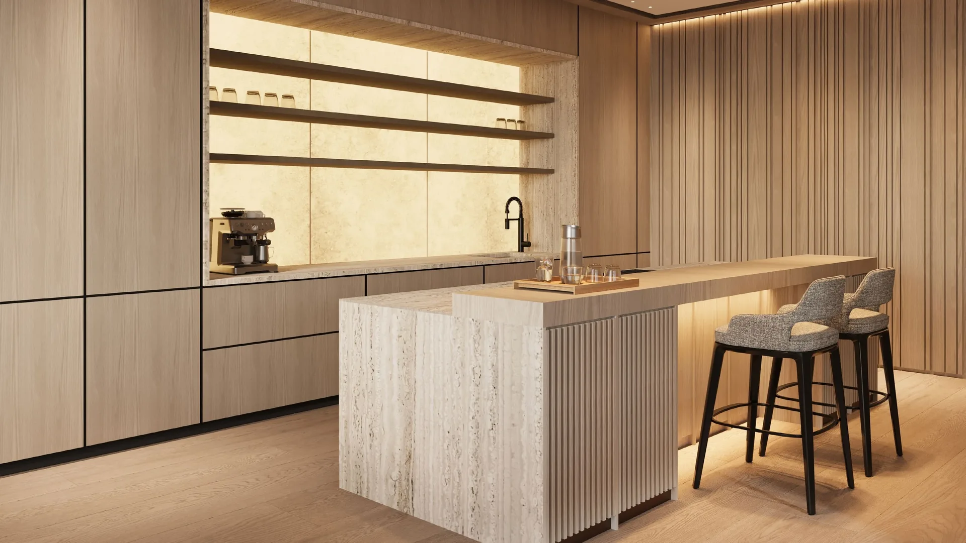 Interior at Omoria Private Residences in Dubai Islands Dubai