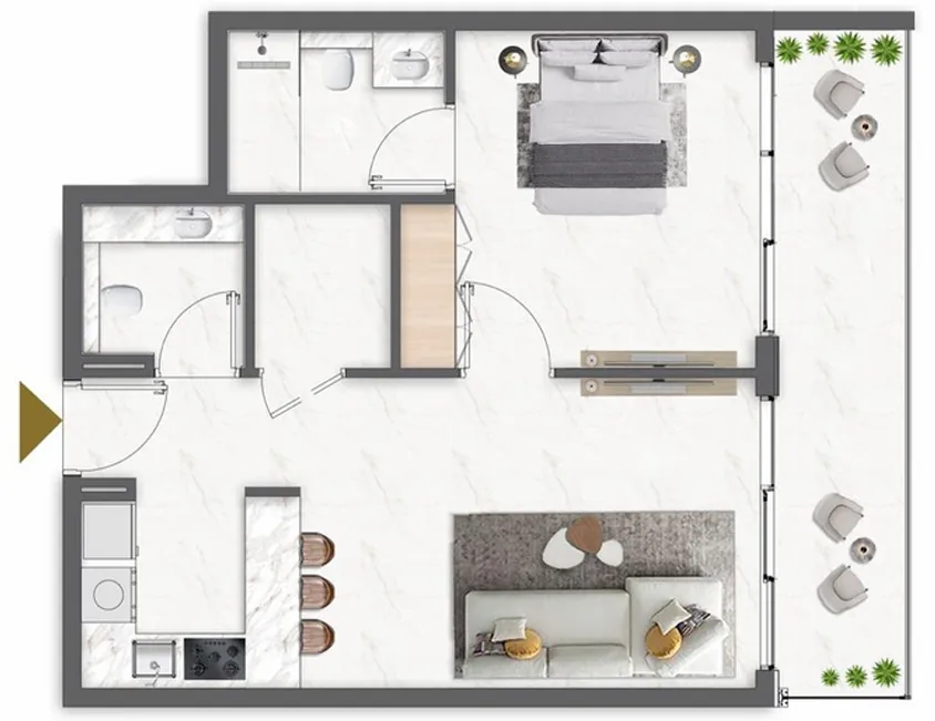 Pantheon Omya Residence floor plan