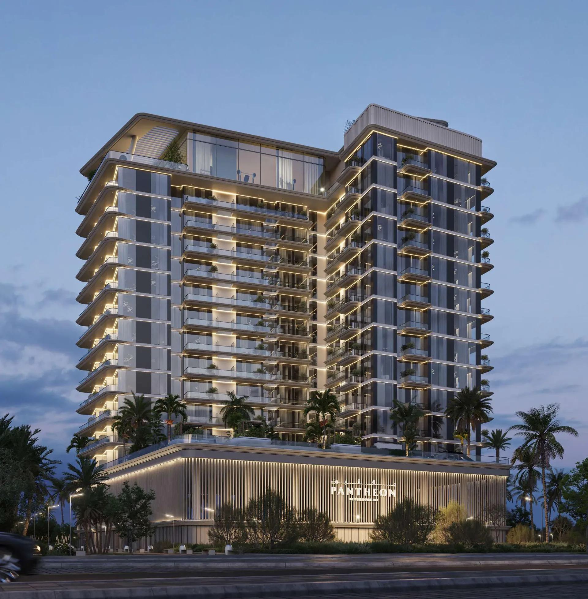 Exterior at Omya Residence in Jebel Ali Village Dubai