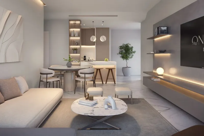 Interior at Onda by Kasco in Business Bay Dubai