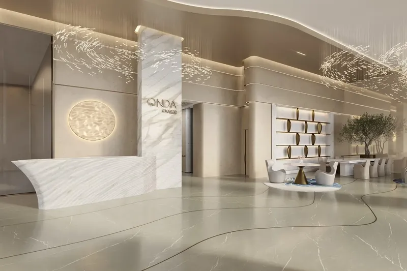 Lobby at Onda by Kasco in Business Bay Dubai