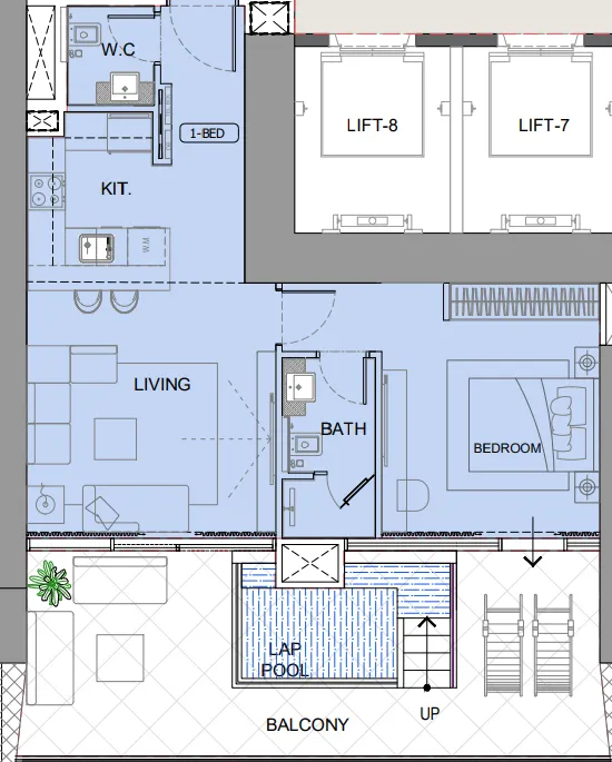 Binghatti One by Binghatti floor plan