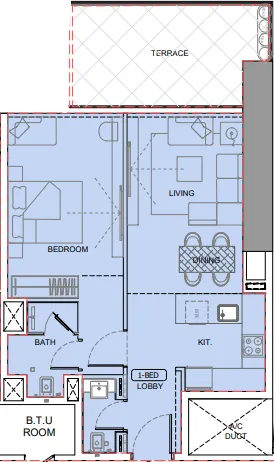 Binghatti One by Binghatti floor plan