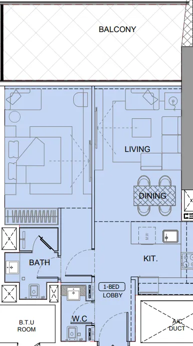 Binghatti One by Binghatti floor plan