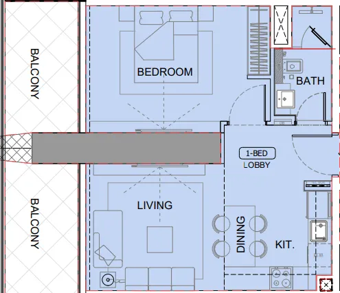 Binghatti One by Binghatti floor plan