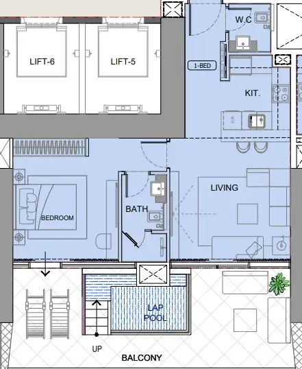 Binghatti One by Binghatti floor plan