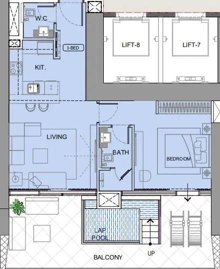Binghatti One by Binghatti floor plan