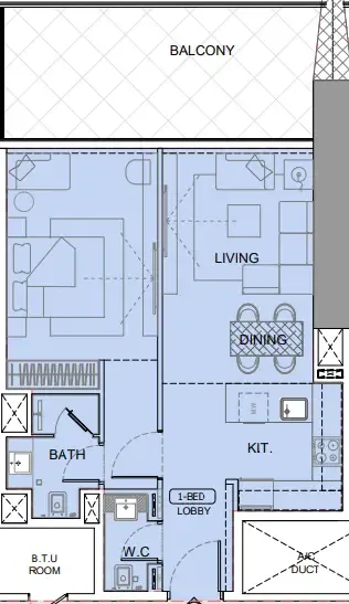 Binghatti One by Binghatti floor plan