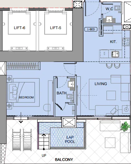 Binghatti One by Binghatti floor plan