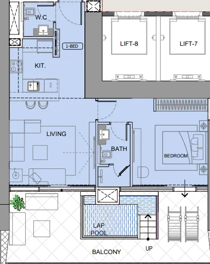 Binghatti One by Binghatti floor plan