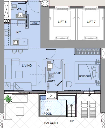 Binghatti One by Binghatti floor plan