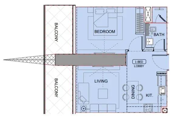 Binghatti One by Binghatti floor plan