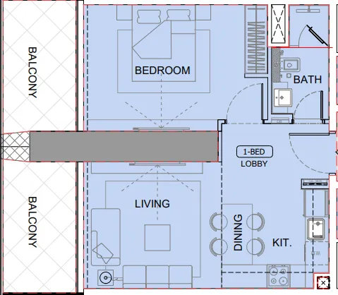Binghatti One by Binghatti floor plan