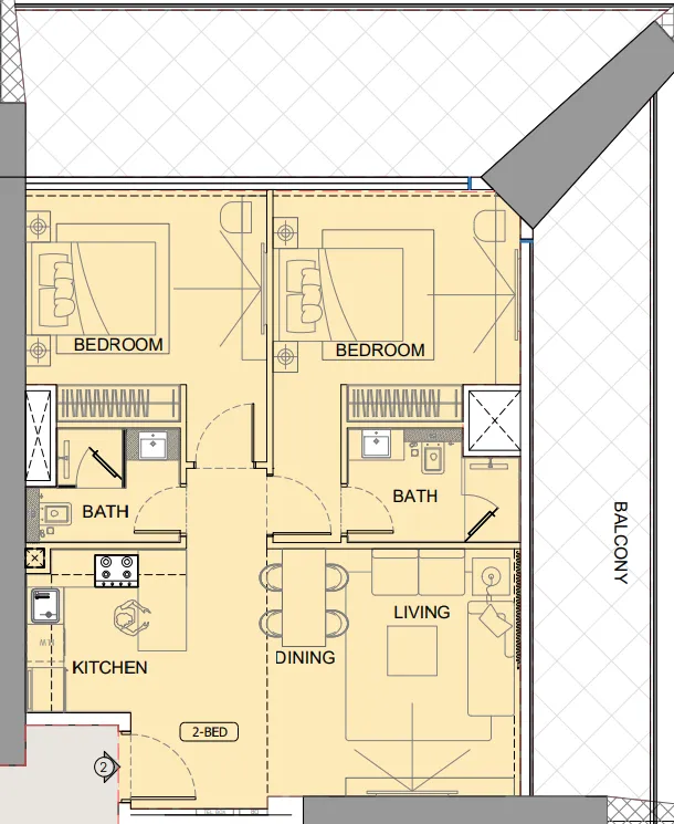 Binghatti One by Binghatti floor plan