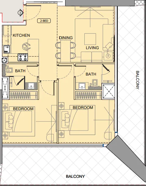 Binghatti One by Binghatti floor plan