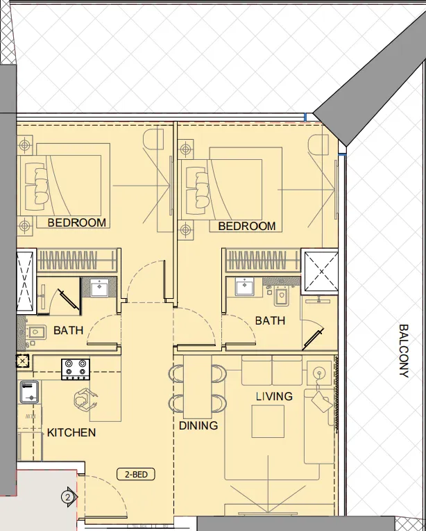 Binghatti One by Binghatti floor plan