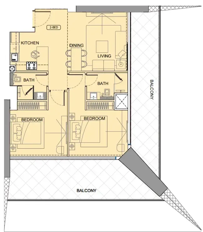 Binghatti One by Binghatti floor plan
