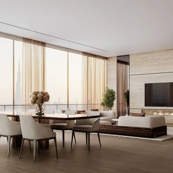 Interior at One by Binghatti in Business Bay Dubai