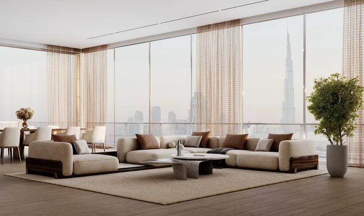 Interior at One by Binghatti in Business Bay Dubai