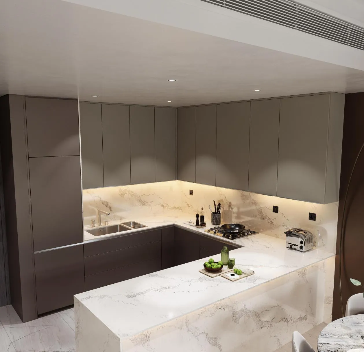 Interior at One By Preston in Dubai South Dubai
