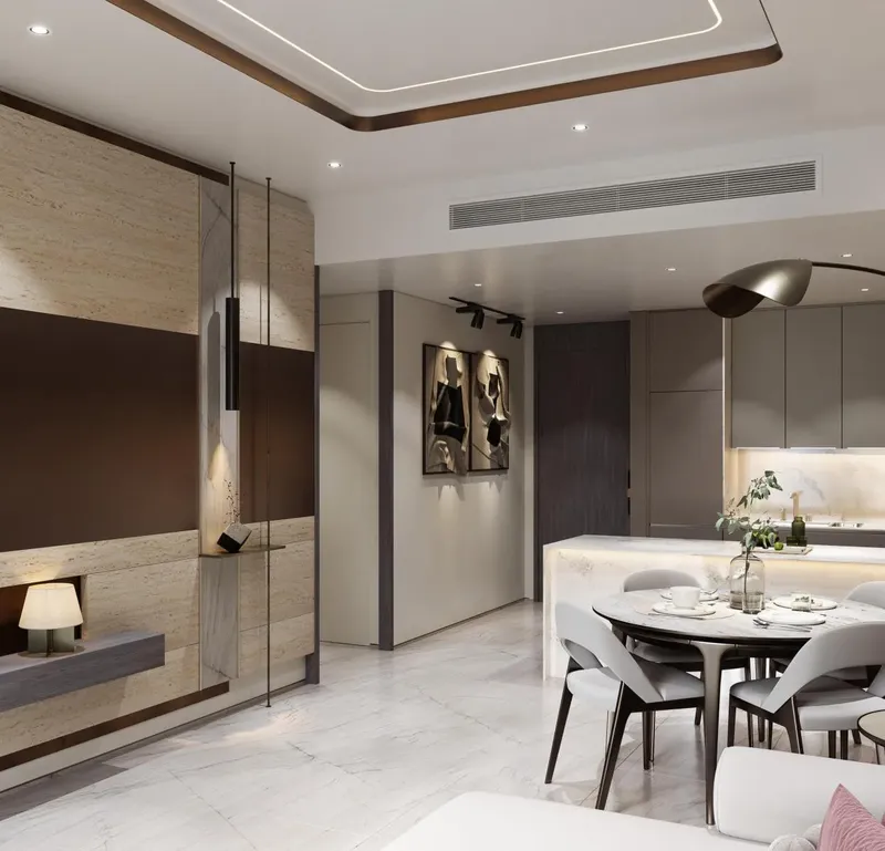 Interior at One By Preston in Dubai South Dubai