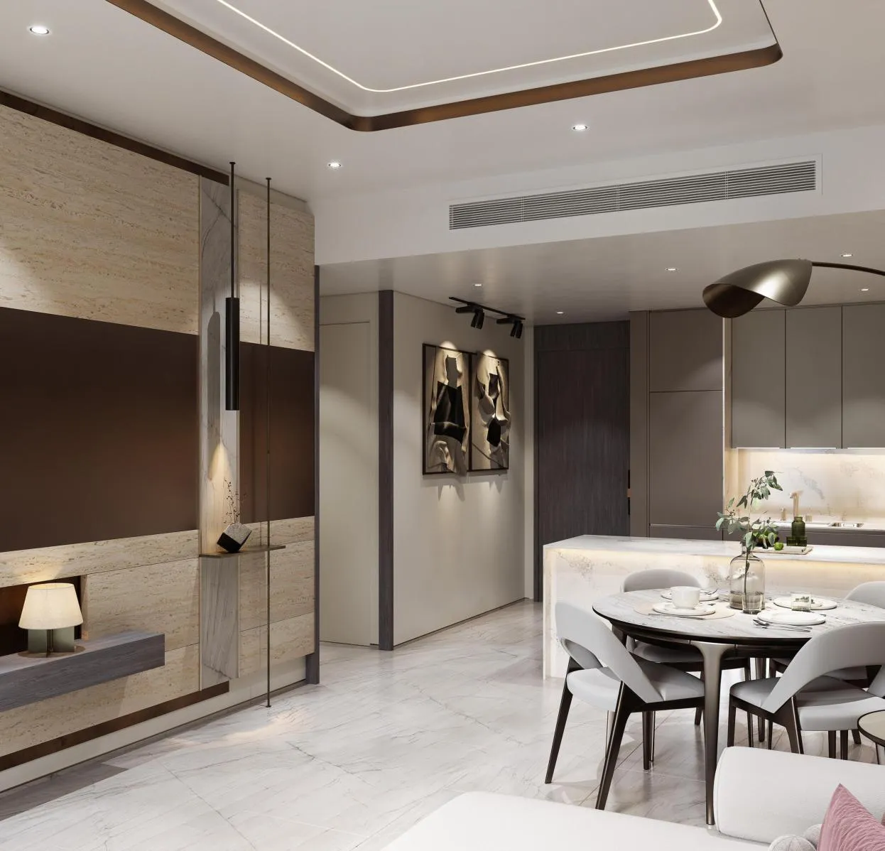 Interior at One By Preston in Dubai South Dubai