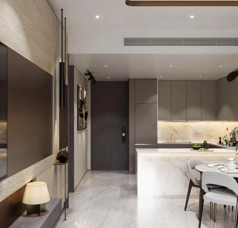 Interior at One By Preston in Dubai South Dubai