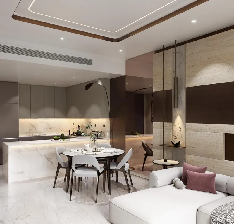 Interior at One By Preston in Dubai South Dubai
