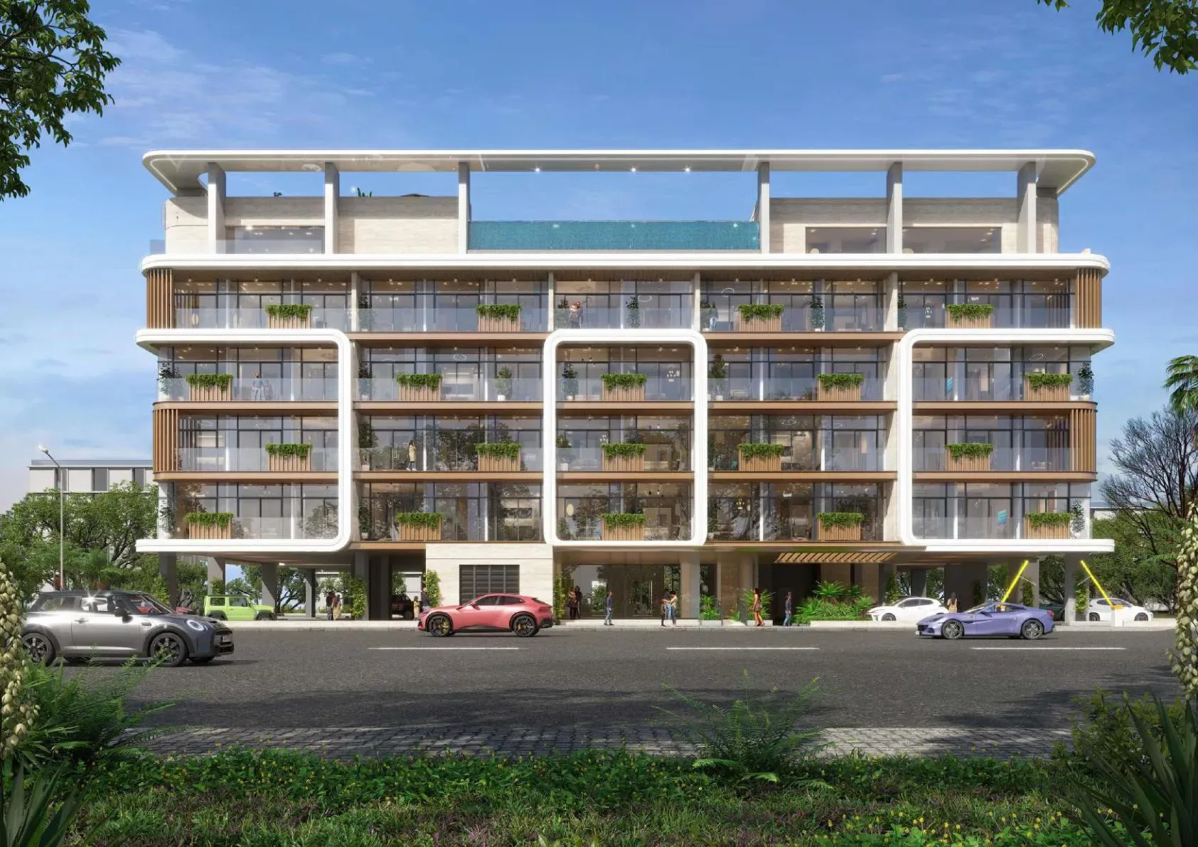 Exterior at One By Preston in Dubai South Dubai