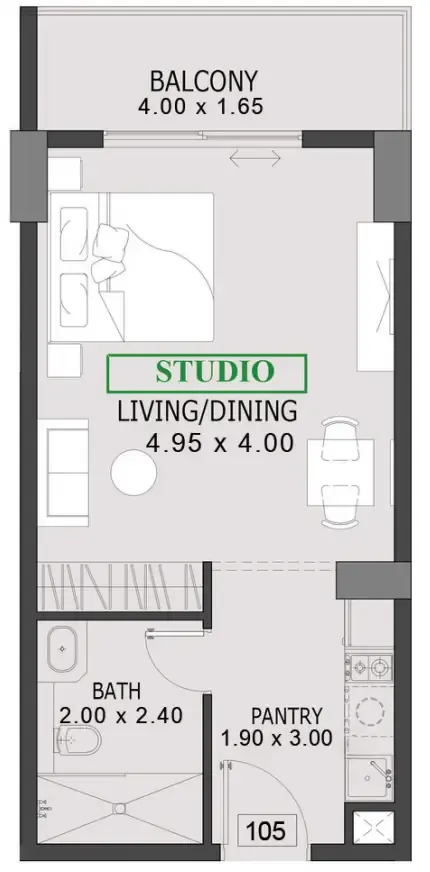 Preston Properties One By Preston floor plan