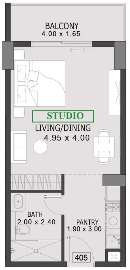 Preston Properties One By Preston floor plan