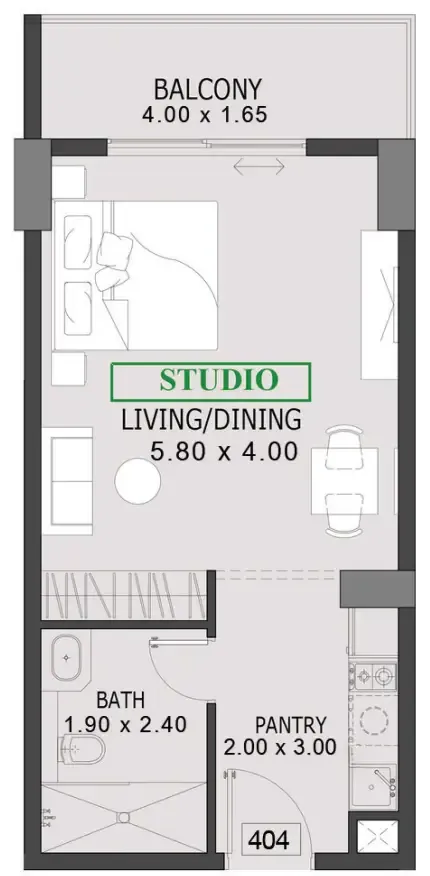 Preston Properties One By Preston floor plan