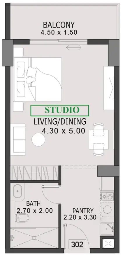 Preston Properties One By Preston floor plan