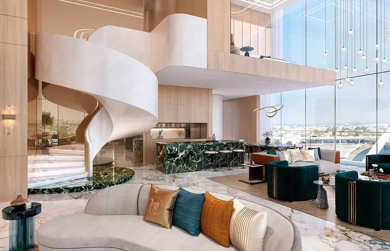 Interior at One Canal Residences in Safa Park