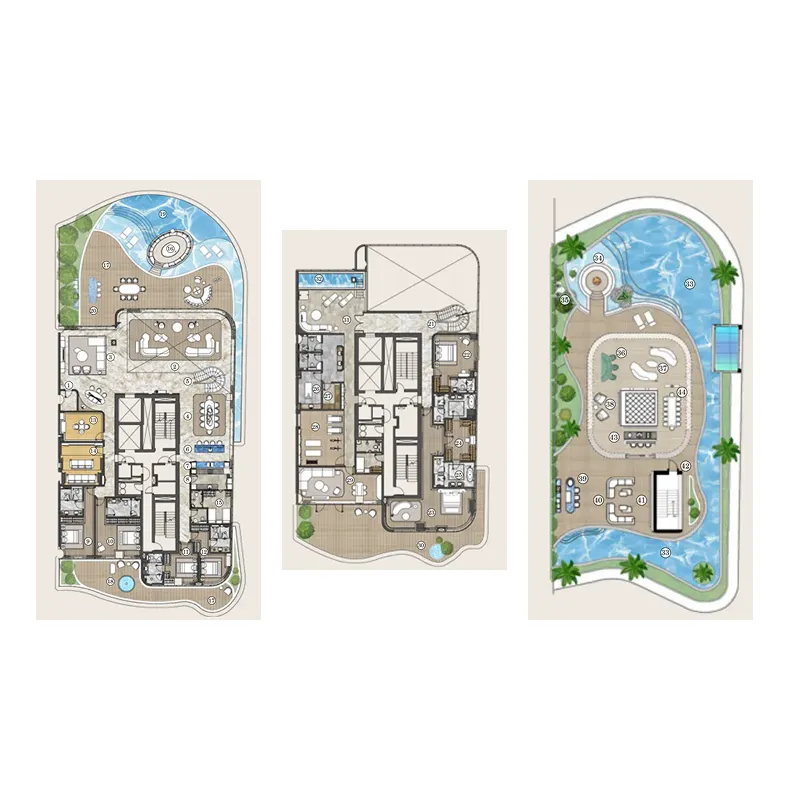 AHS Properties One Crescent Palm floor plan