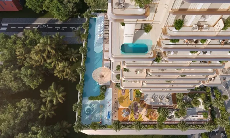 Exterior at One Park Square in JVC (Jumeirah Village Circle) Dubai