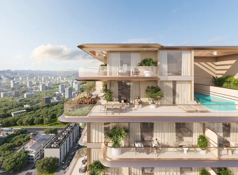 Exterior at One Park Square in JVC (Jumeirah Village Circle) Dubai