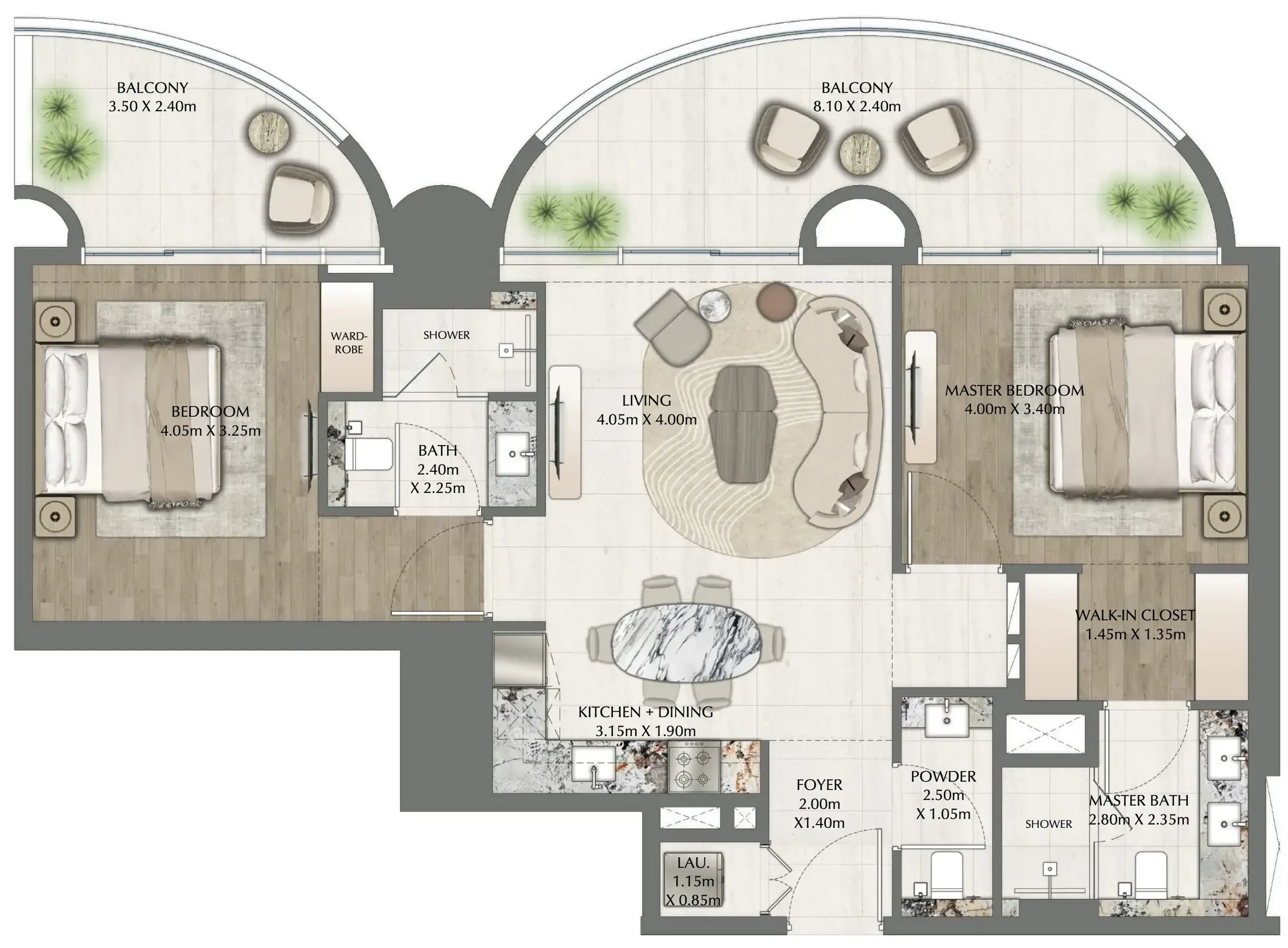 Ginco Properties One Residence floor plan